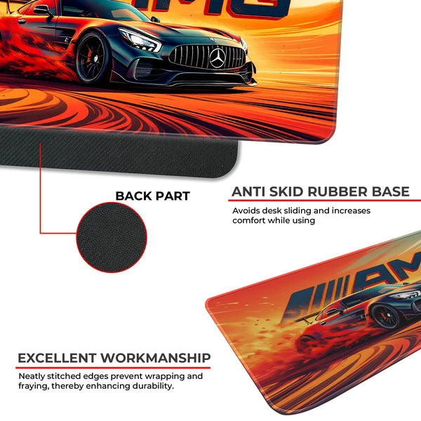 Mercedes AMG Black Drift Racing Supercar Deskmat