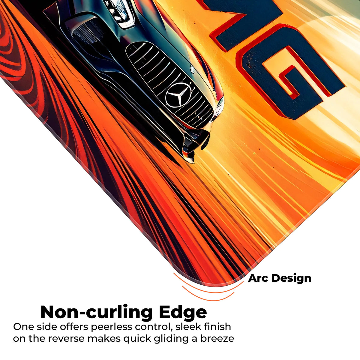Mercedes AMG Black Drift Racing Supercar Deskmat