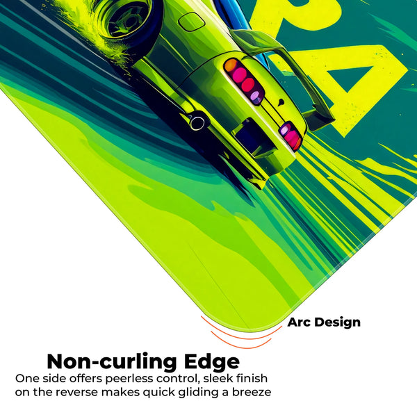 Toyota Supra Green Drift JDM Racing Deskmat