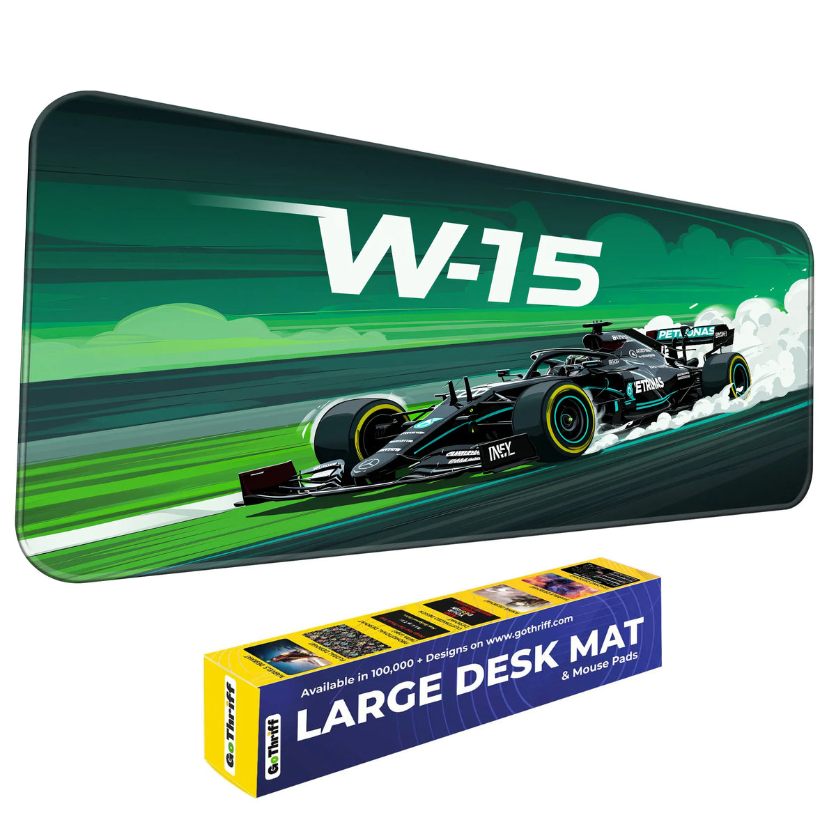 Mercedes W15 Formula 1 Racing Deskmat