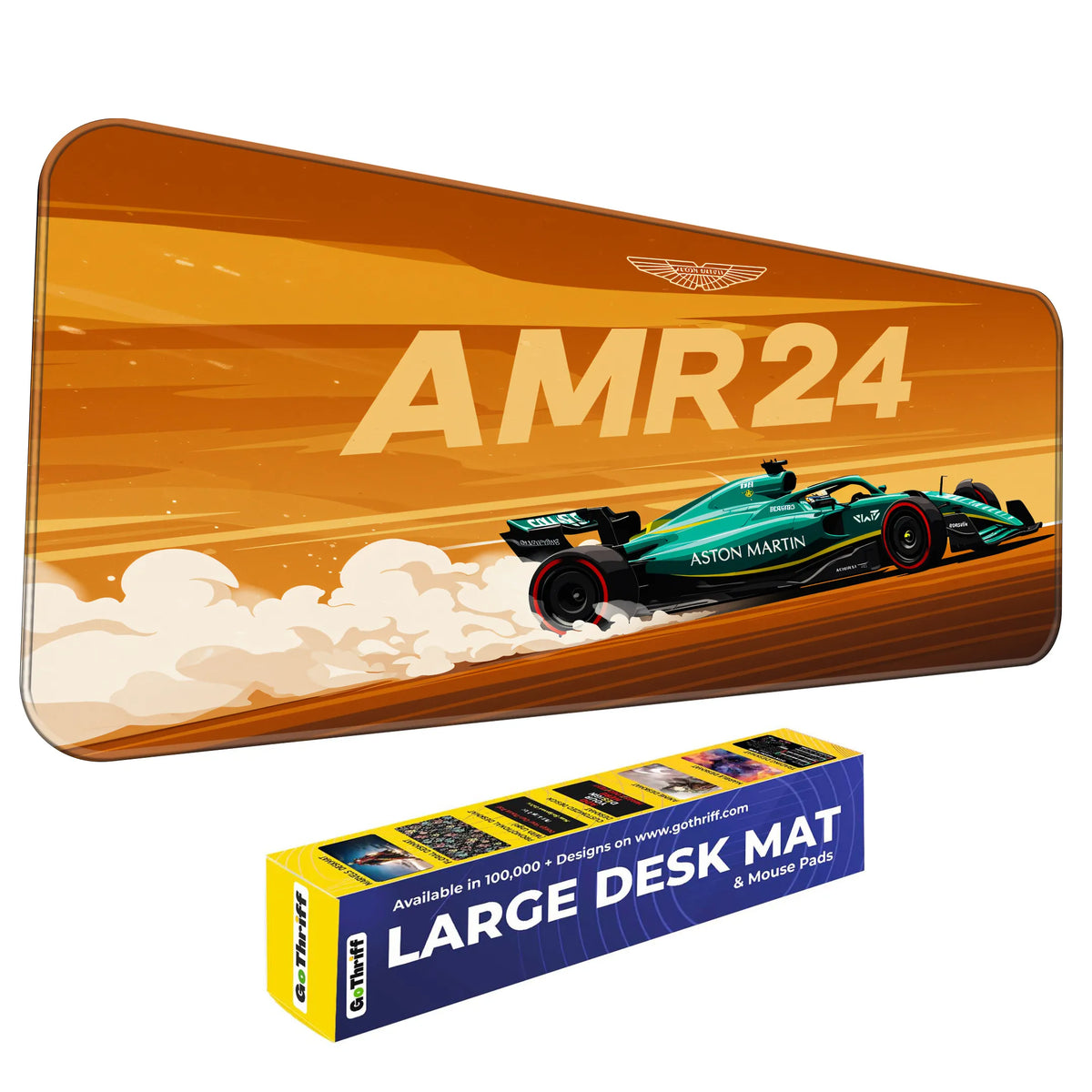 Aston Martin AMR24 Formula 1 Racing Deskmat