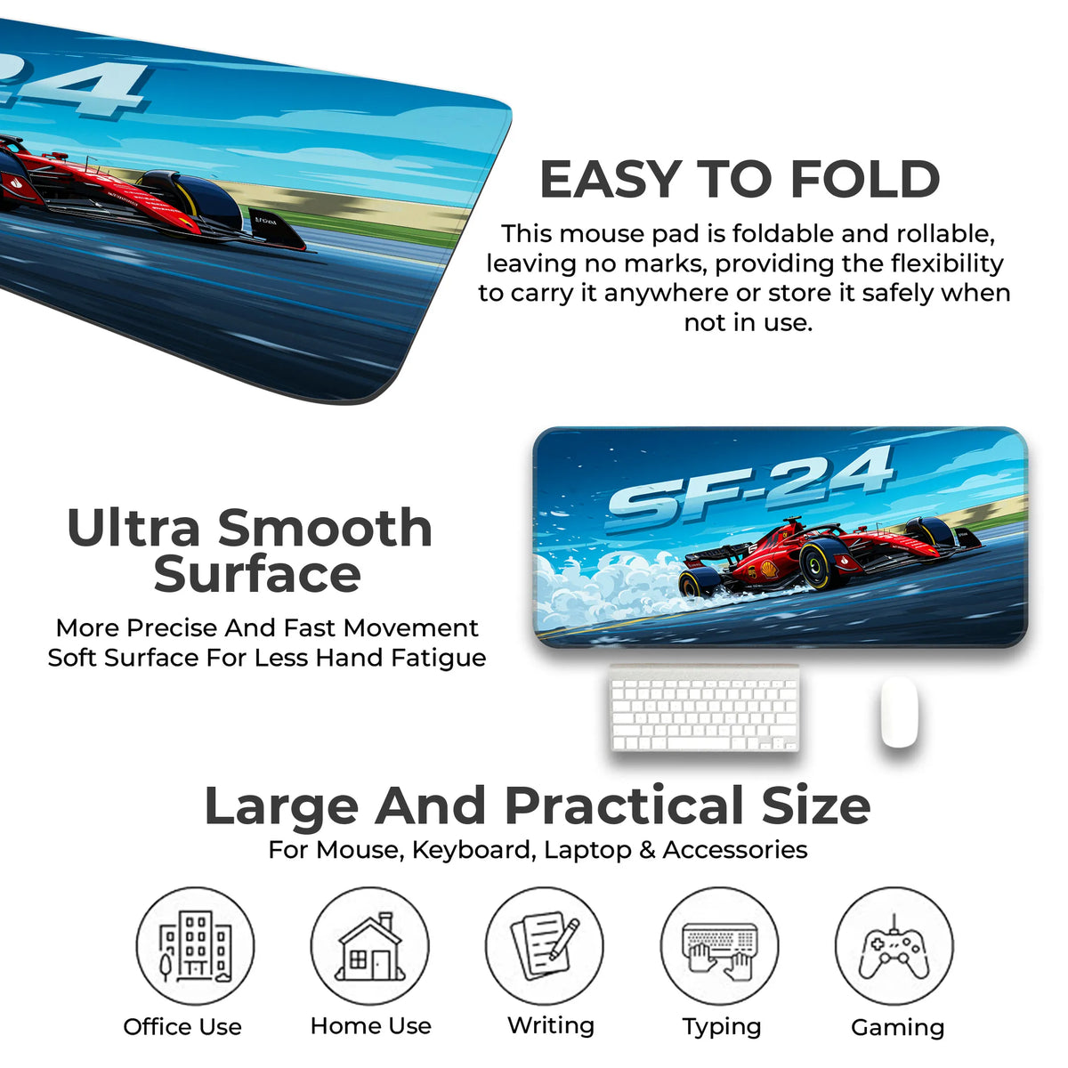 Ferrari SF-24 Formula 1 Racing Deskmat