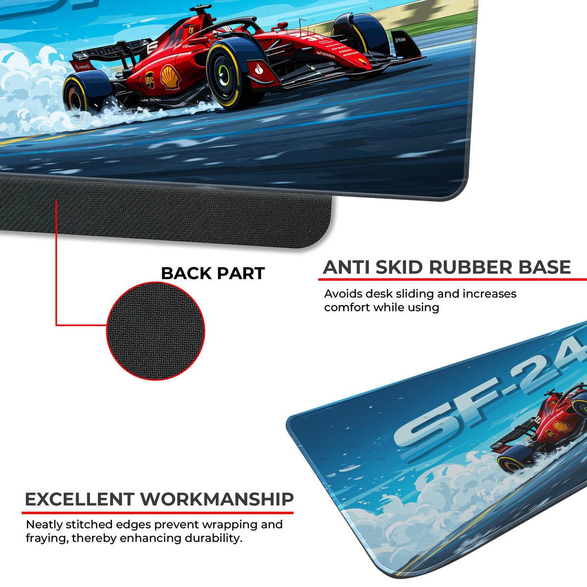Ferrari SF-24 Formula 1 Racing Deskmat