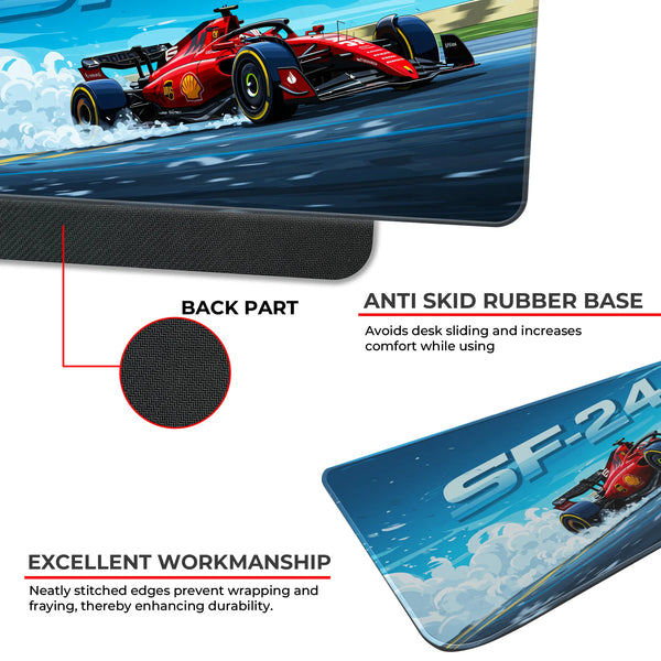 Ferrari SF-24 Formula 1 Racing Deskmat