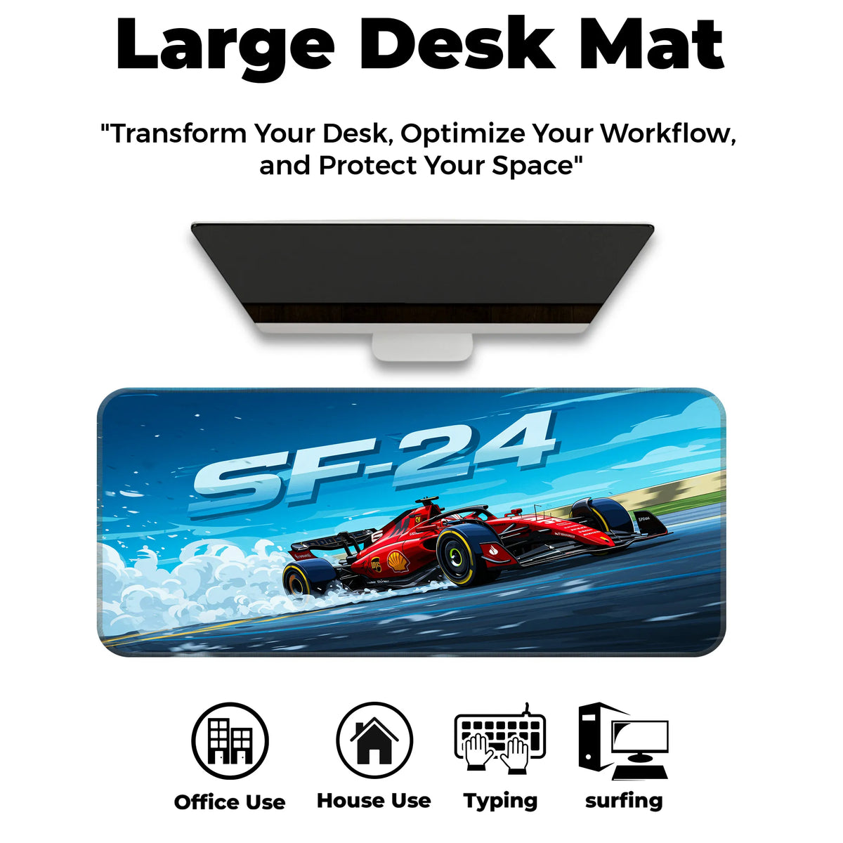 Ferrari SF-24 Formula 1 Racing Deskmat