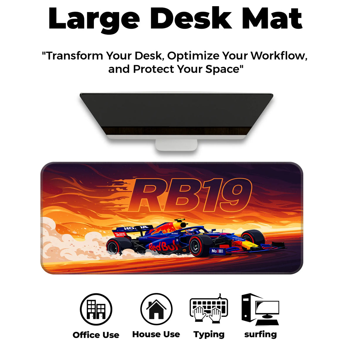 Red Bull RB19 Formula 1 Racing Deskmat