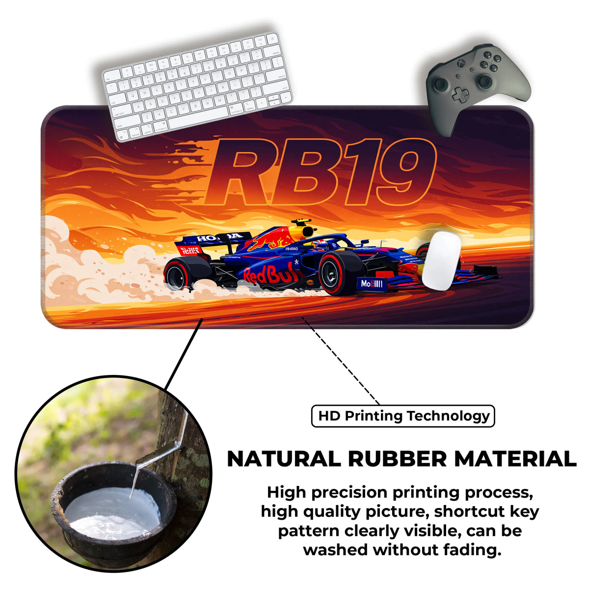 Red Bull RB19 Formula 1 Racing Deskmat