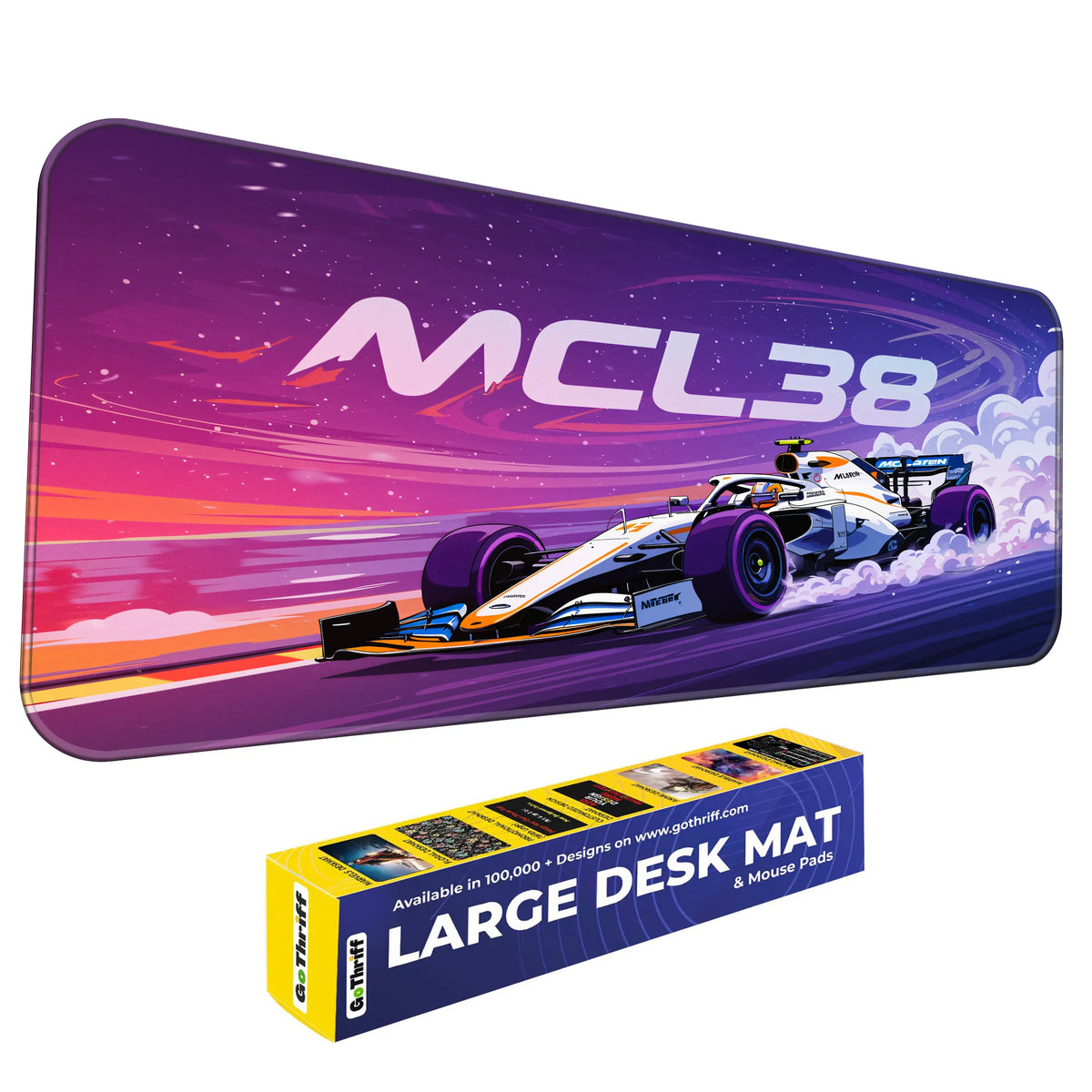 McLaren MCL38 Formula 1 Racing Deskmat