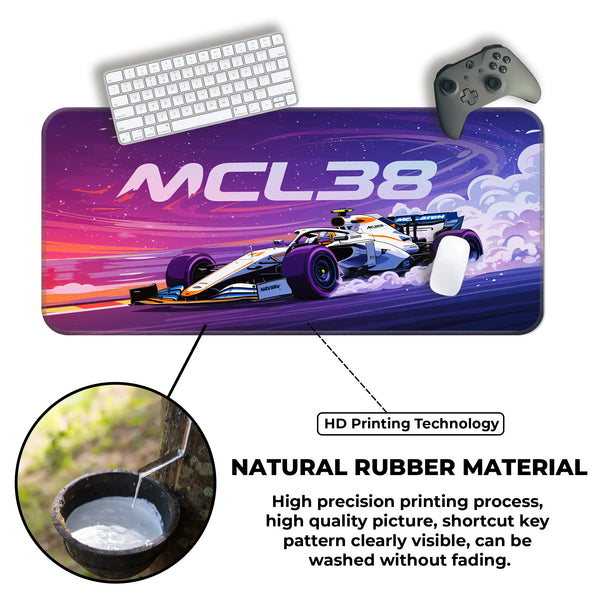 McLaren MCL38 Formula 1 Racing Deskmat