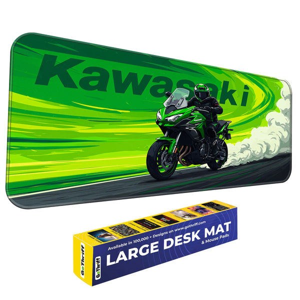 Kawasaki Sportbike Drift Deskmat