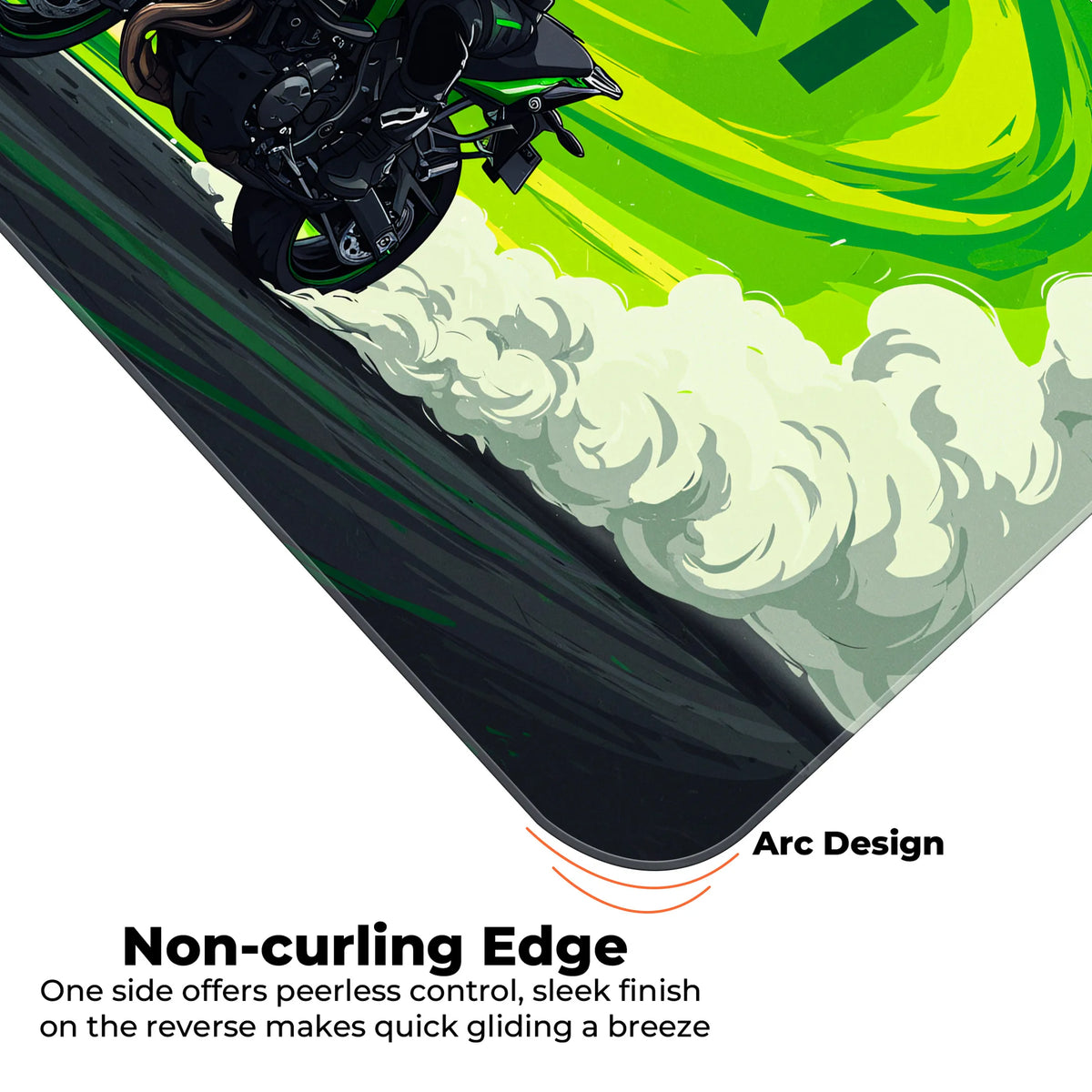 Kawasaki Sportbike Drift Deskmat