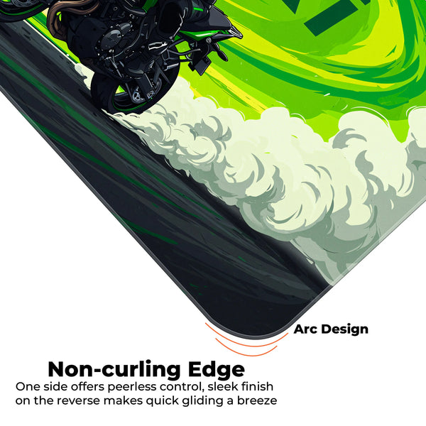 Kawasaki Sportbike Drift Deskmat