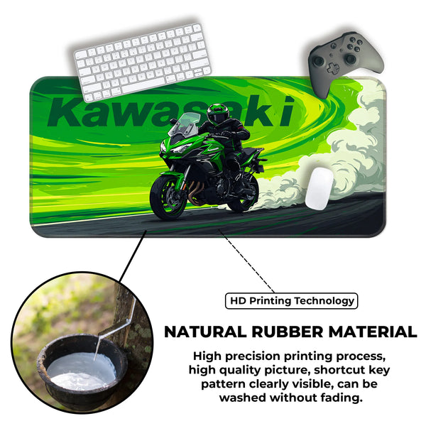 Kawasaki Sportbike Drift Deskmat
