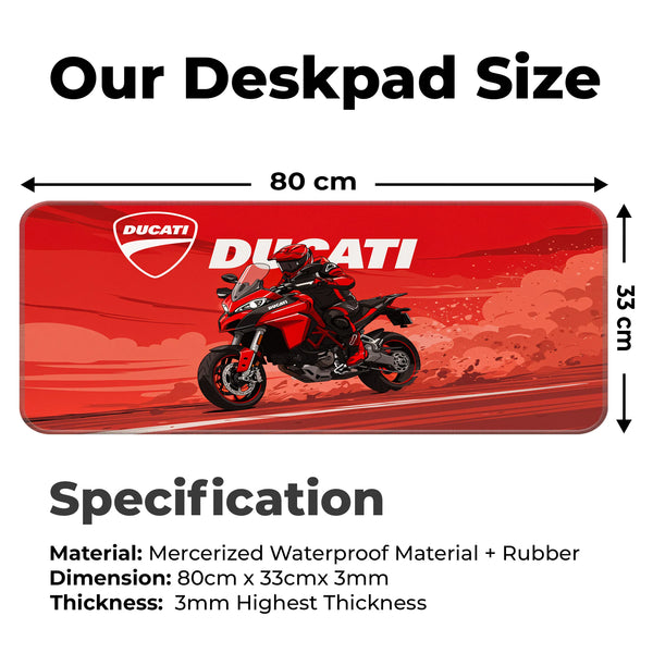 Ducati Racing Motorcycle Deskmat