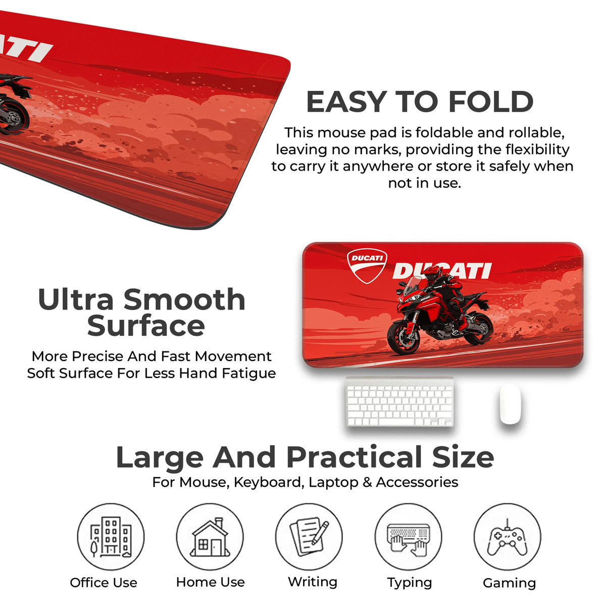 Ducati Racing Motorcycle Deskmat