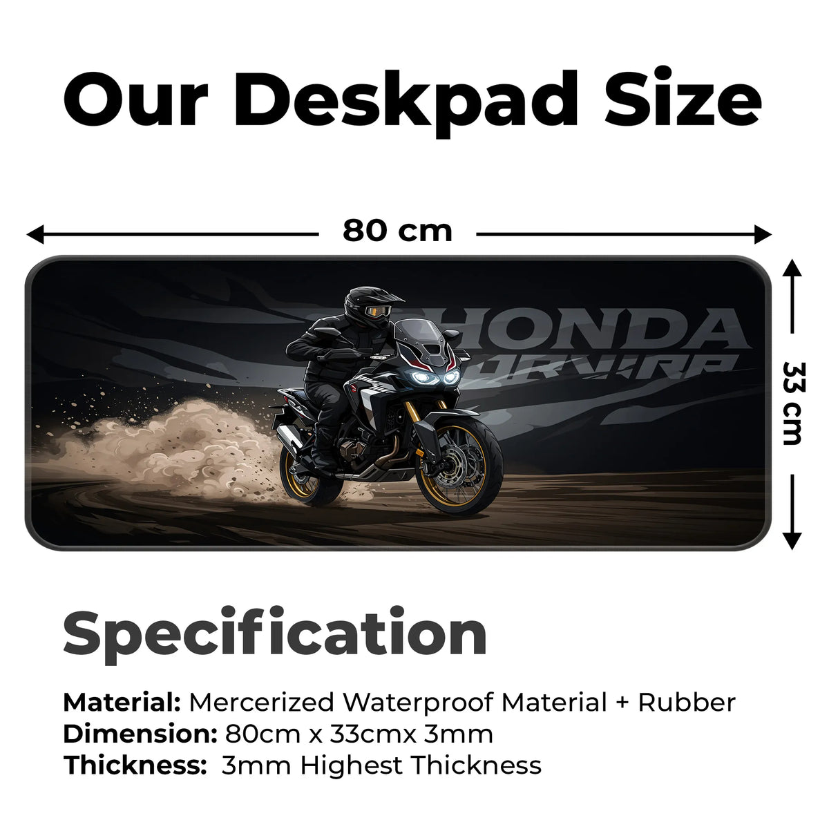 Honda Africa Twin Adventure Bike Deskmat