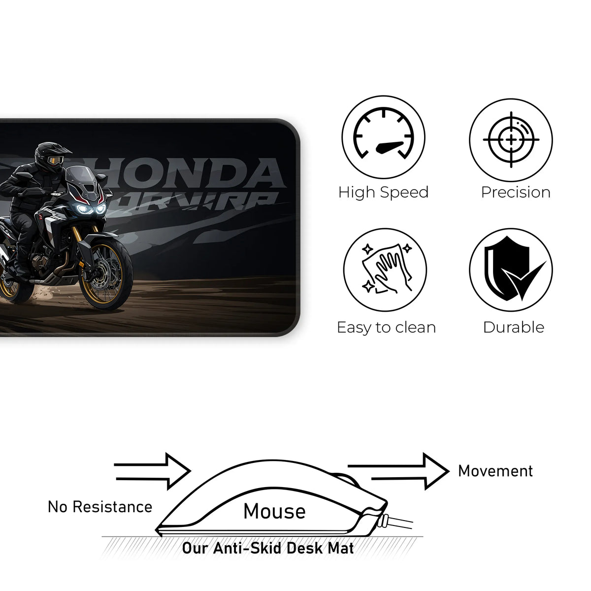Honda Africa Twin Adventure Bike Deskmat
