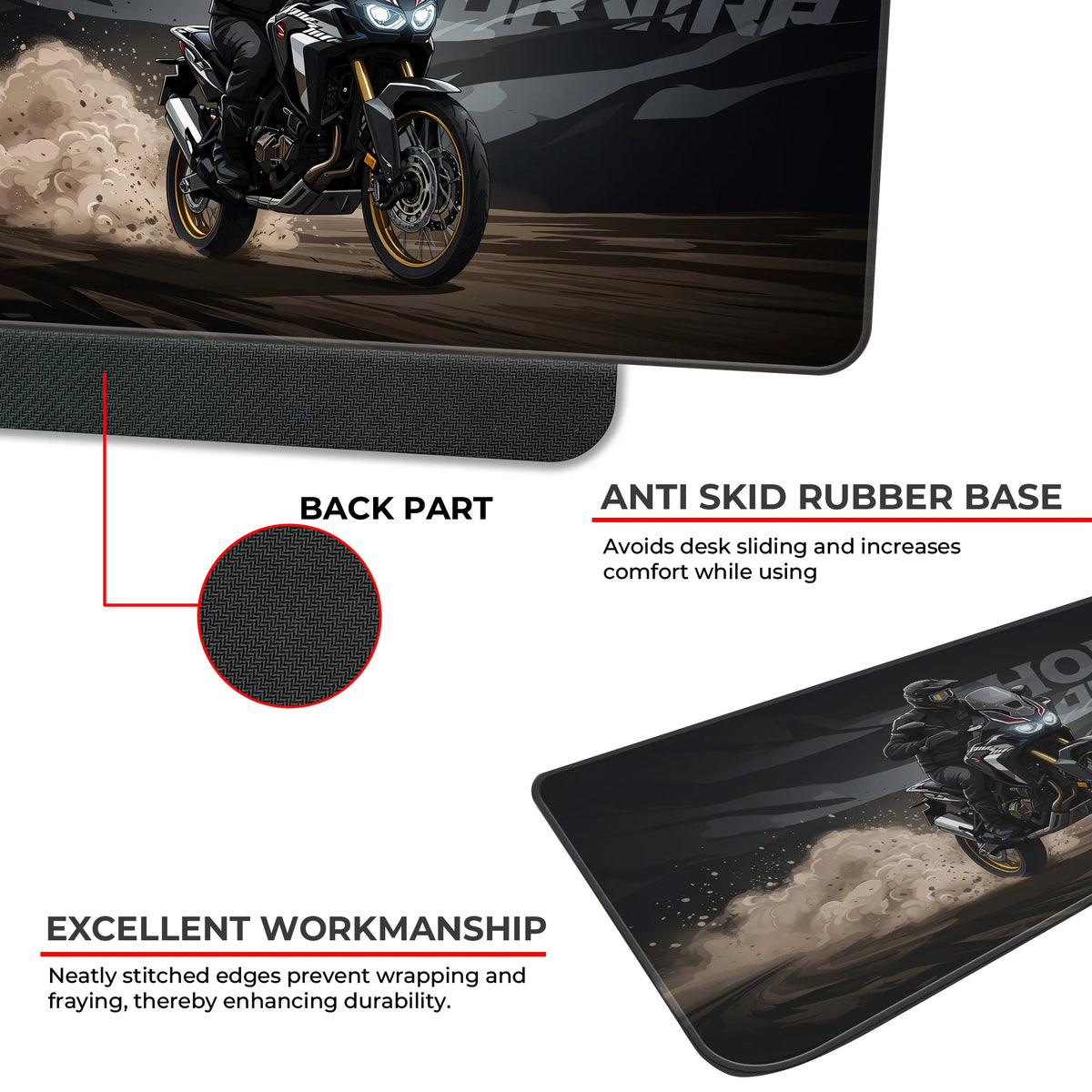 Honda Africa Twin Adventure Bike Deskmat
