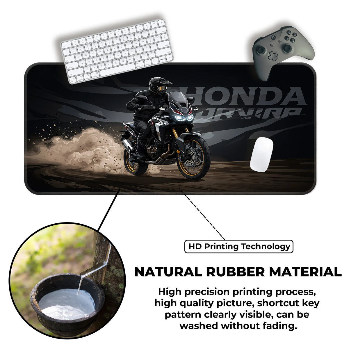 Honda Africa Twin Adventure Bike Deskmat