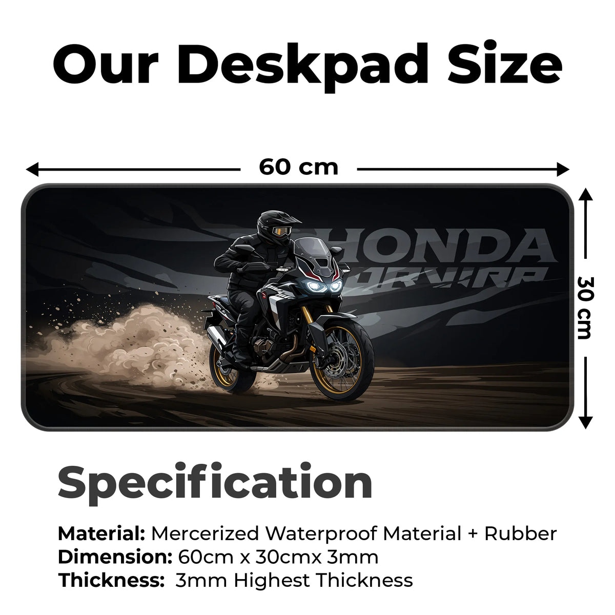 Honda Africa Twin Adventure Bike Deskmat