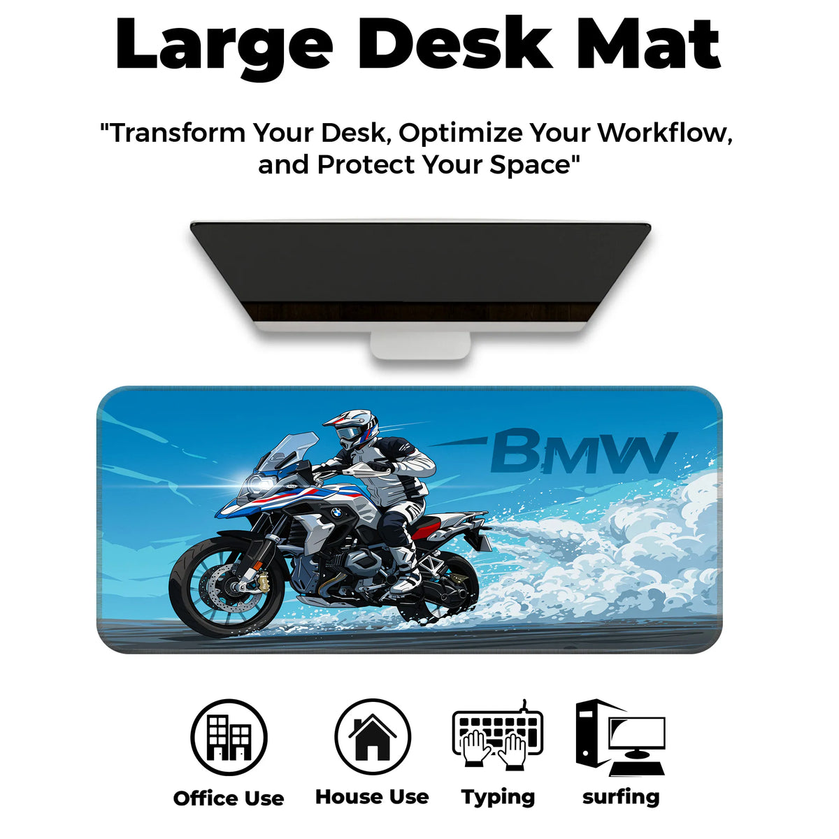 BMW GS Adventure Bike Deskmat