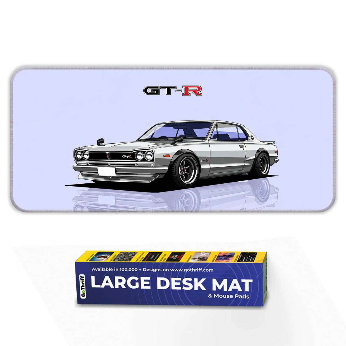Nissan GT-R Hakosuka Classic JDM Car Deskmat