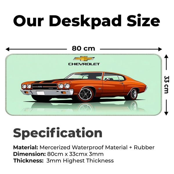 Chevrolet Chevelle SS Classic Muscle Car Deskmat
