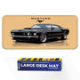 Ford Mustang Classic Black Muscle Car Deskmat