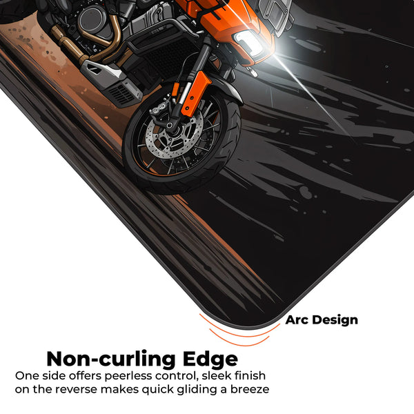 Harley-Davidson Adventure Touring Orange Black Deskmat