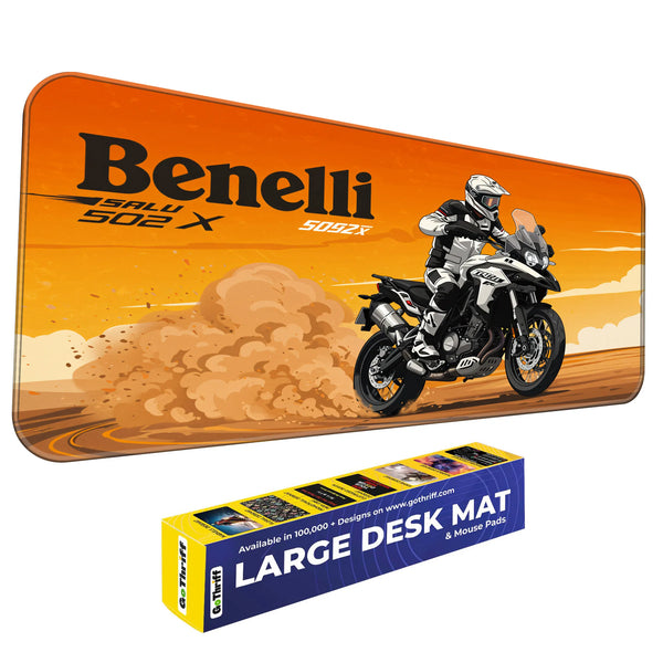 Benelli TRK 502X Adventure Touring White Deskmat