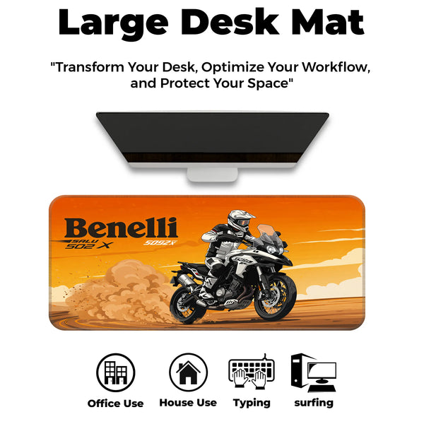 Benelli TRK 502X Adventure Touring White Deskmat
