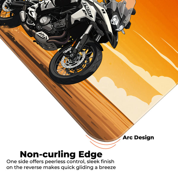 Benelli TRK 502X Adventure Touring White Deskmat