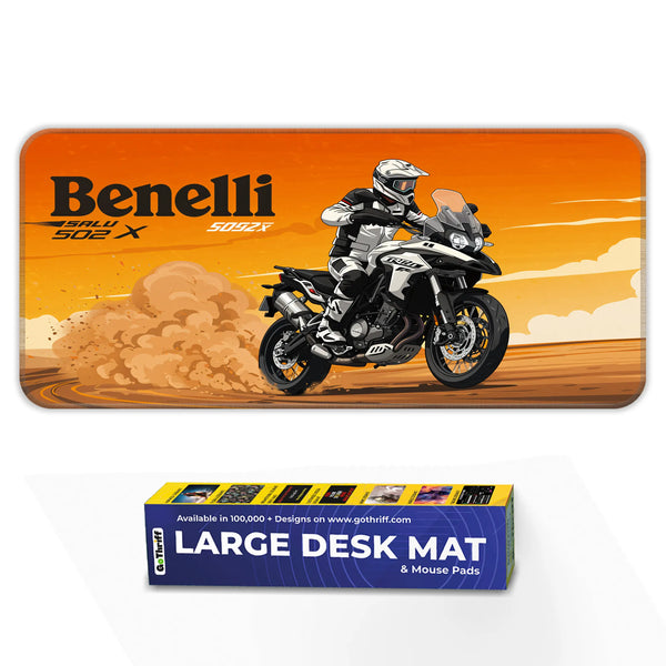 Benelli TRK 502X Adventure Touring White Deskmat