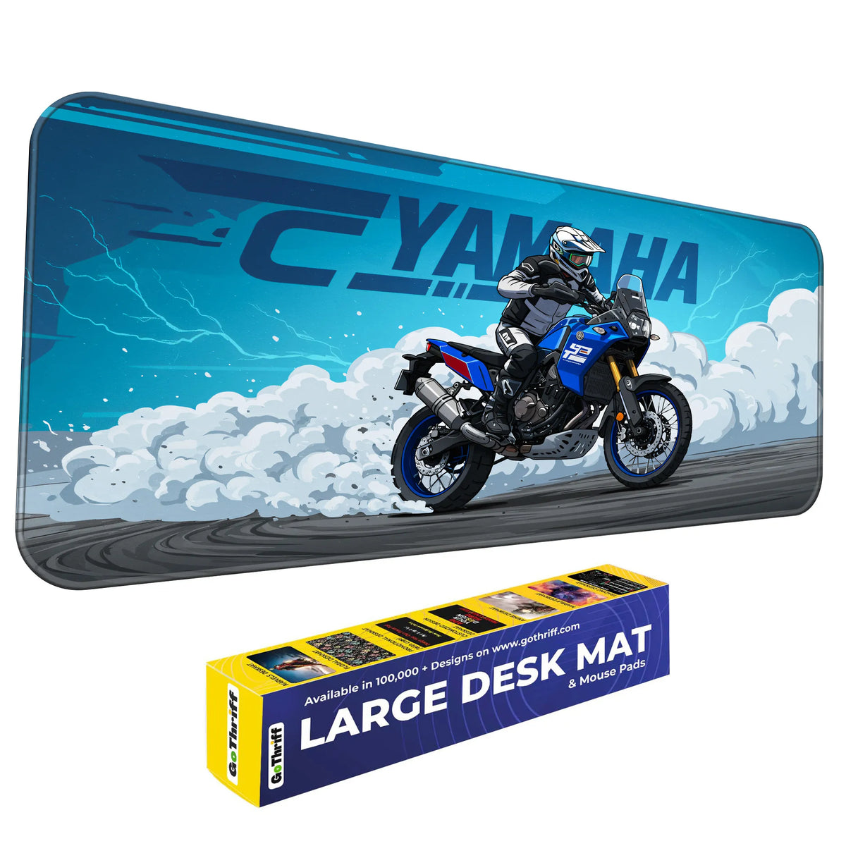 Yamaha Tenere 700 Blue Adventure Touring Deskmat