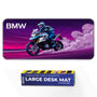 BMW Adventure Motorcycle Purple Racing Deskmat