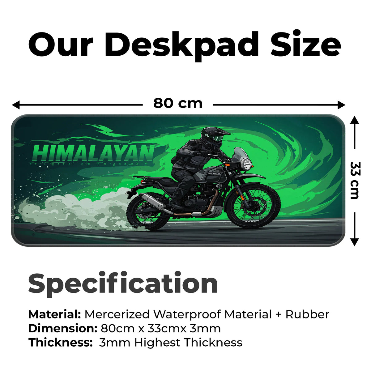 Royal Enfield Himalayan Off-Road Bike Deskmat