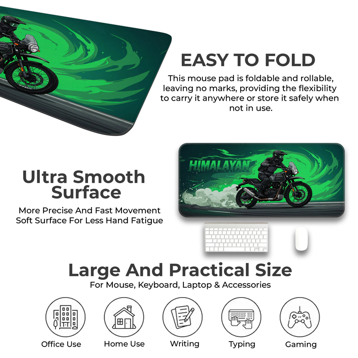 Royal Enfield Himalayan Off-Road Bike Deskmat