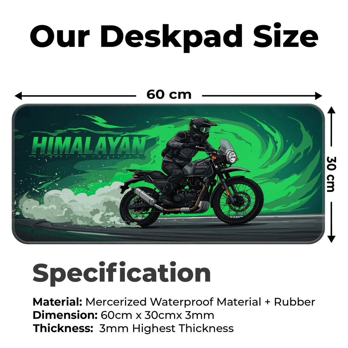 Royal Enfield Himalayan Off-Road Bike Deskmat