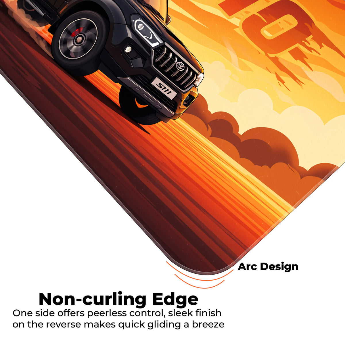 Mahindra Scorpio Black SUV Power Deskmat