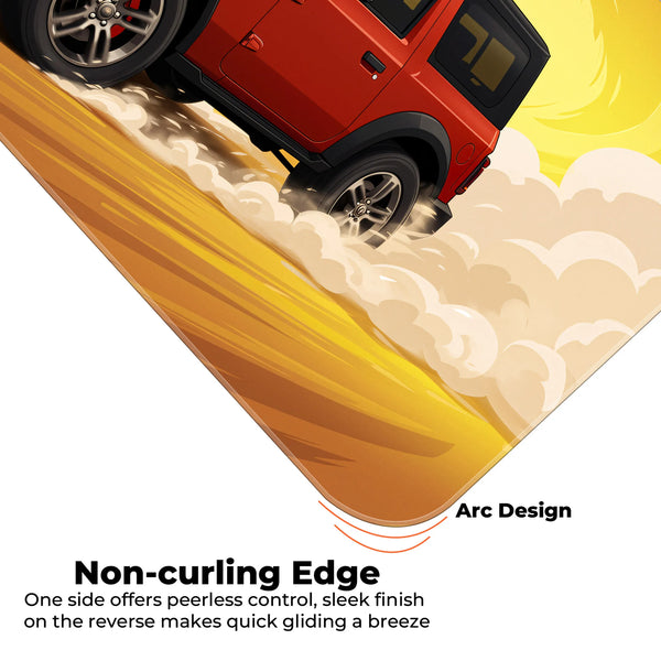 Mahindra Thar Red Offroad SUV Deskmat