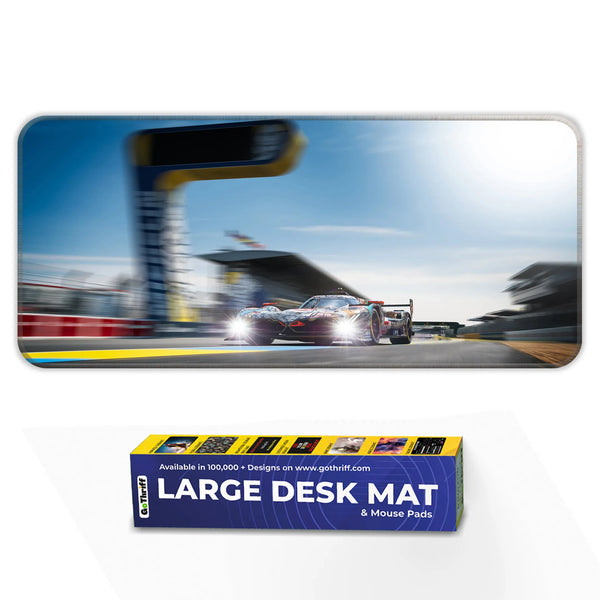 BMW M Hybrid V8 Racing Track Scene Deskmat