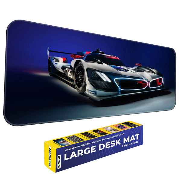 BMW M Hybrid V8 Front View Racing Deskmat