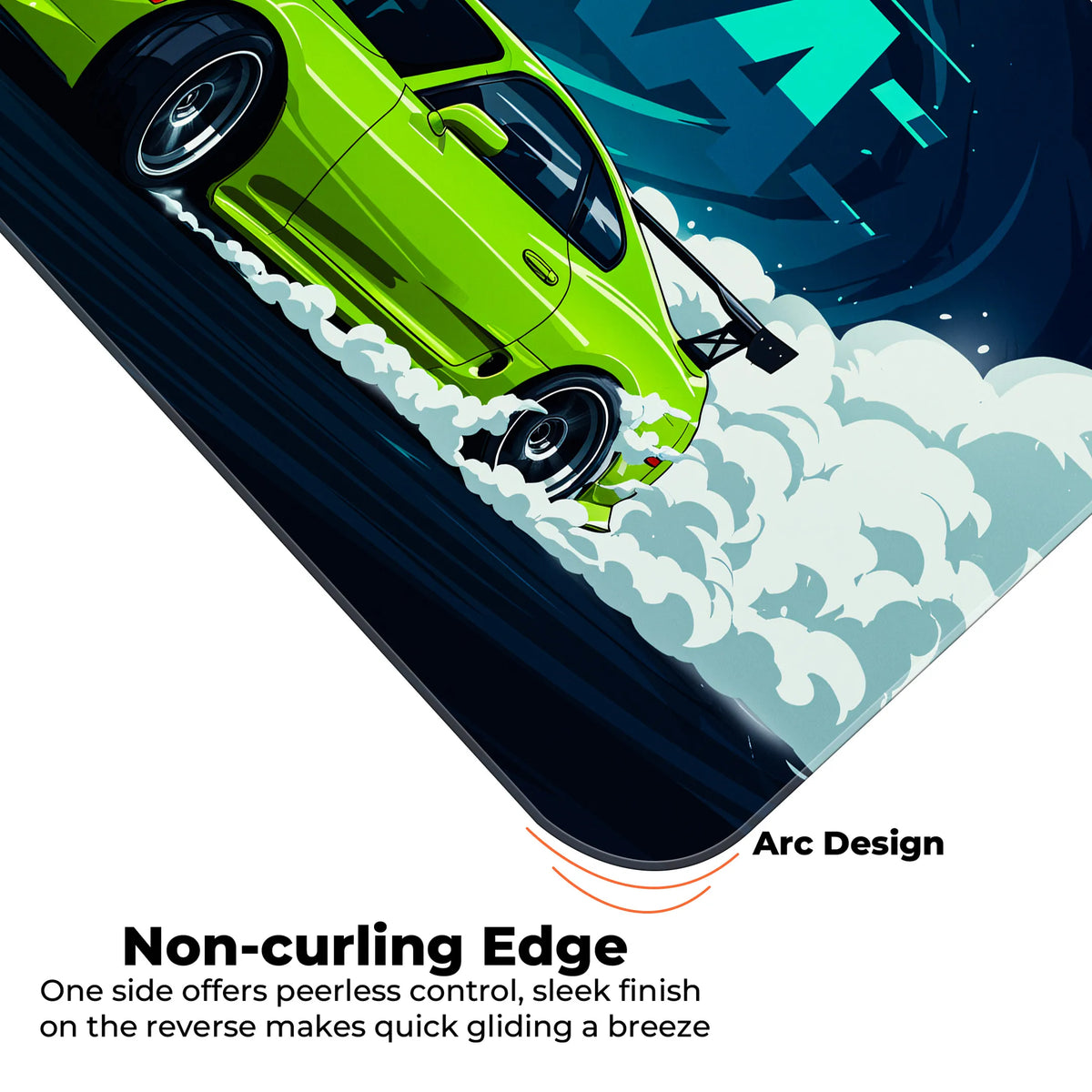 Toyota Supra JDM Drift Green Deskmat