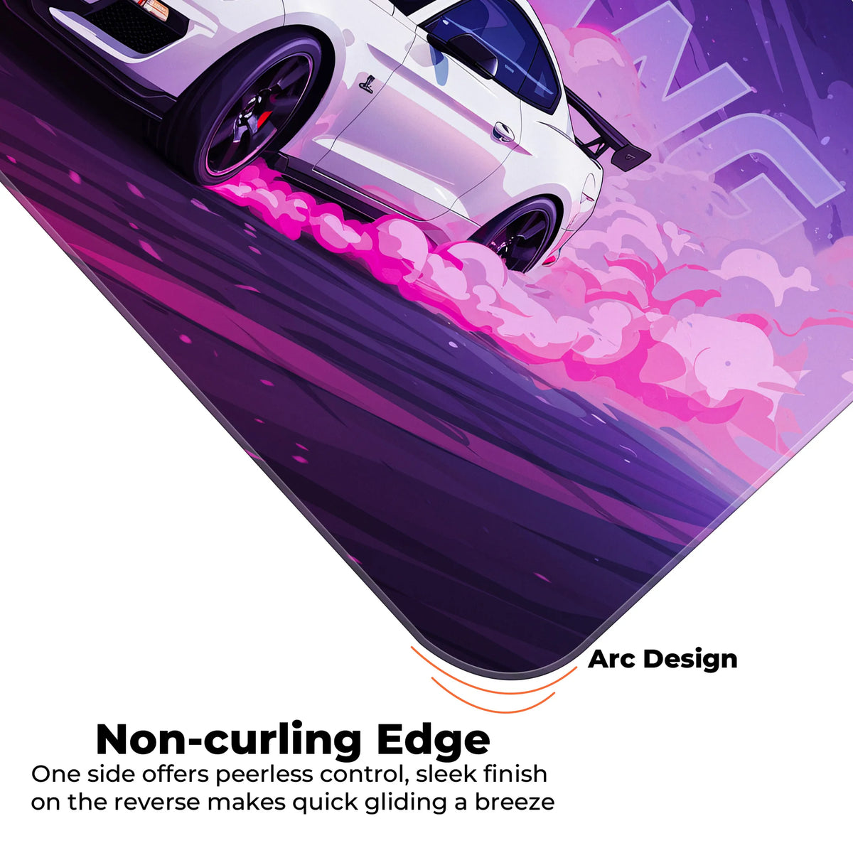 Ford Mustang Drift Smoke Purple Deskmat