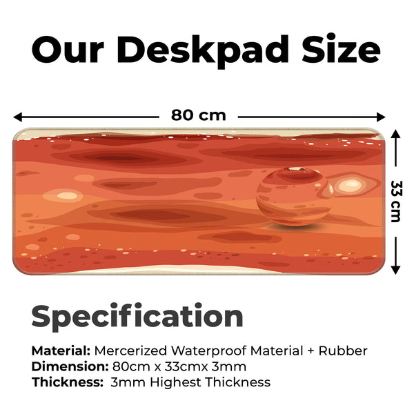 Mars Texture – Red Dune Edition Deskmat