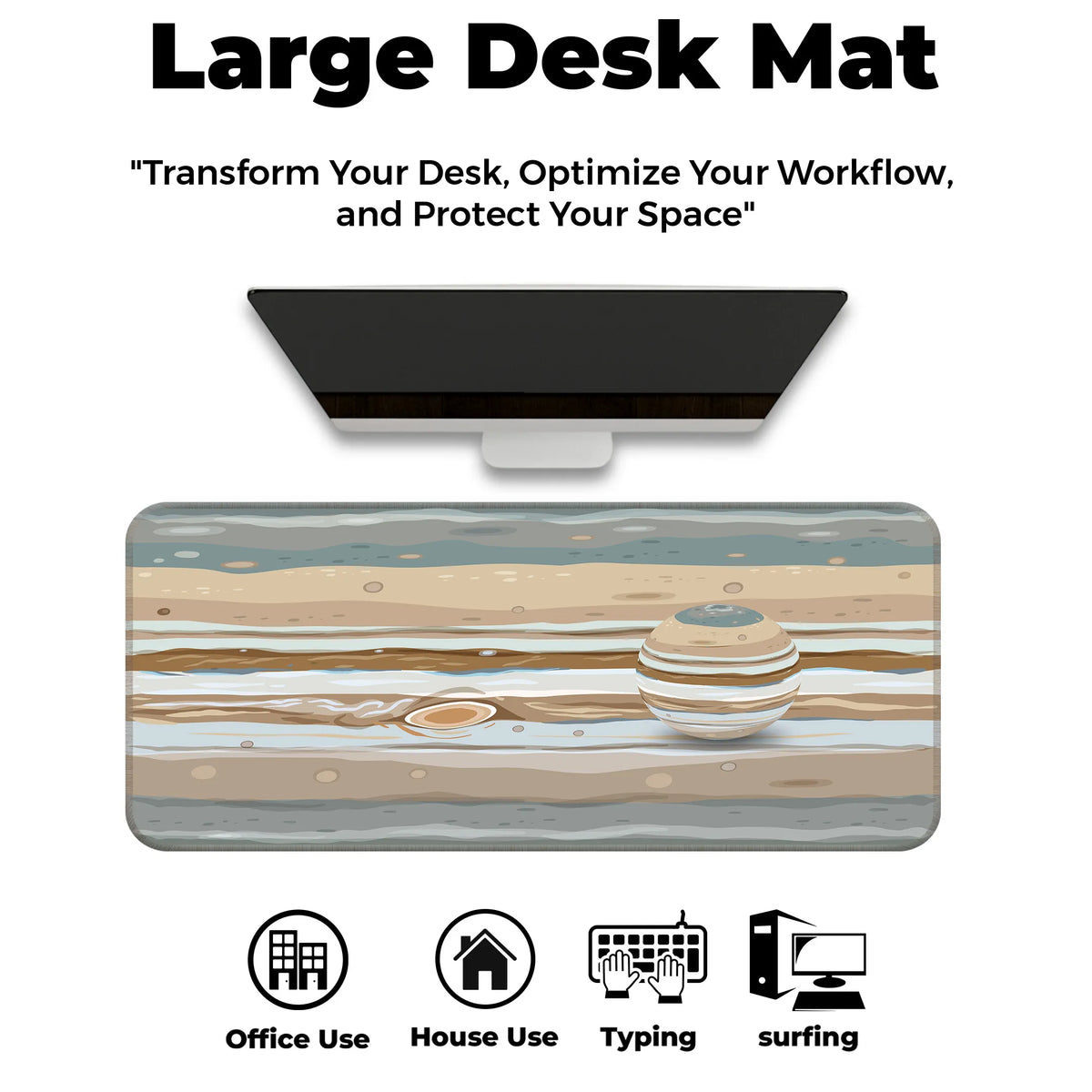 Jupiter Texture – Storm Belt Edition Deskmat