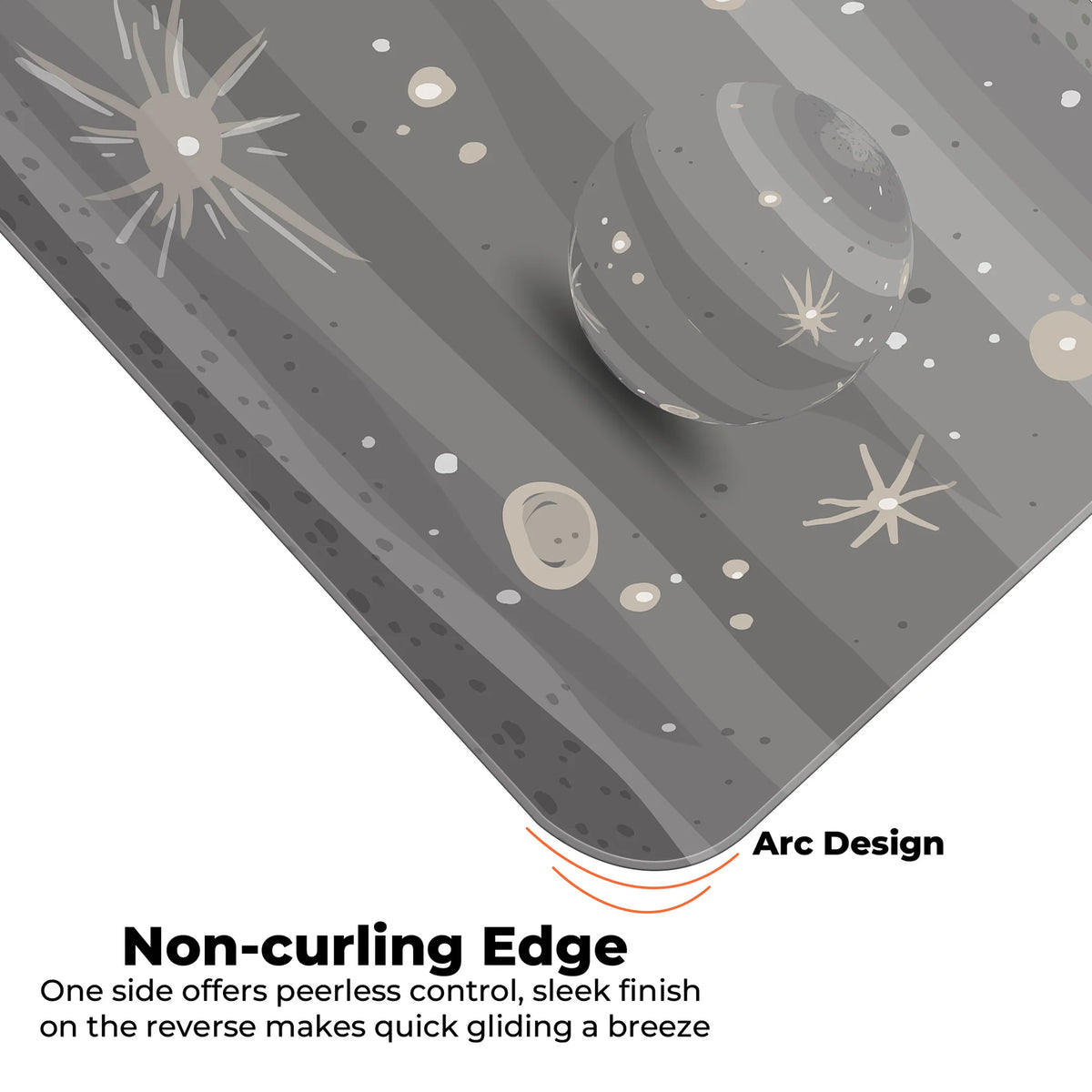 Mercury Texture – Cosmic Crater Edition Deskmat