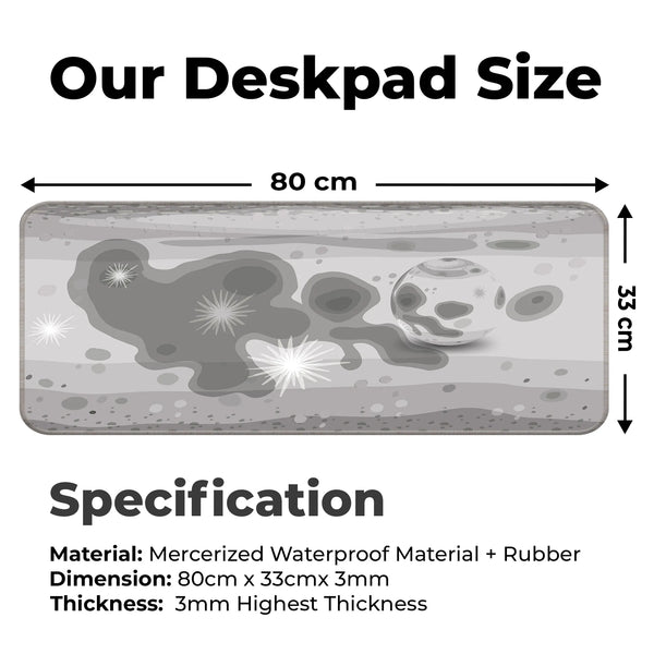 Moon Texture – Lunar Surface Edition Deskmat