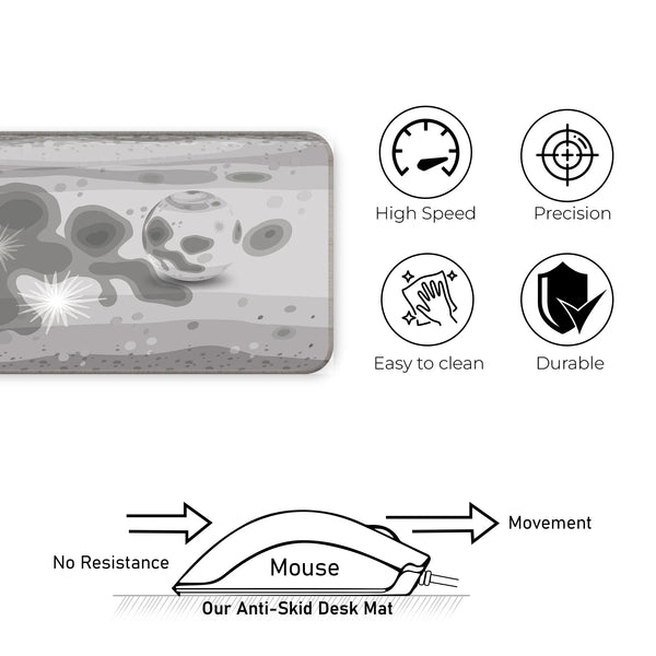 Moon Texture – Lunar Surface Edition Deskmat