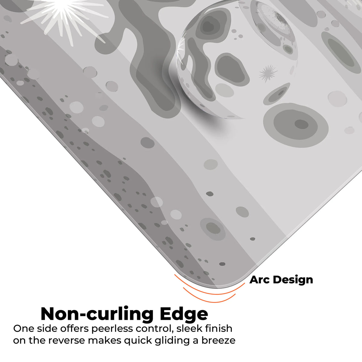 Moon Texture – Lunar Surface Edition Deskmat